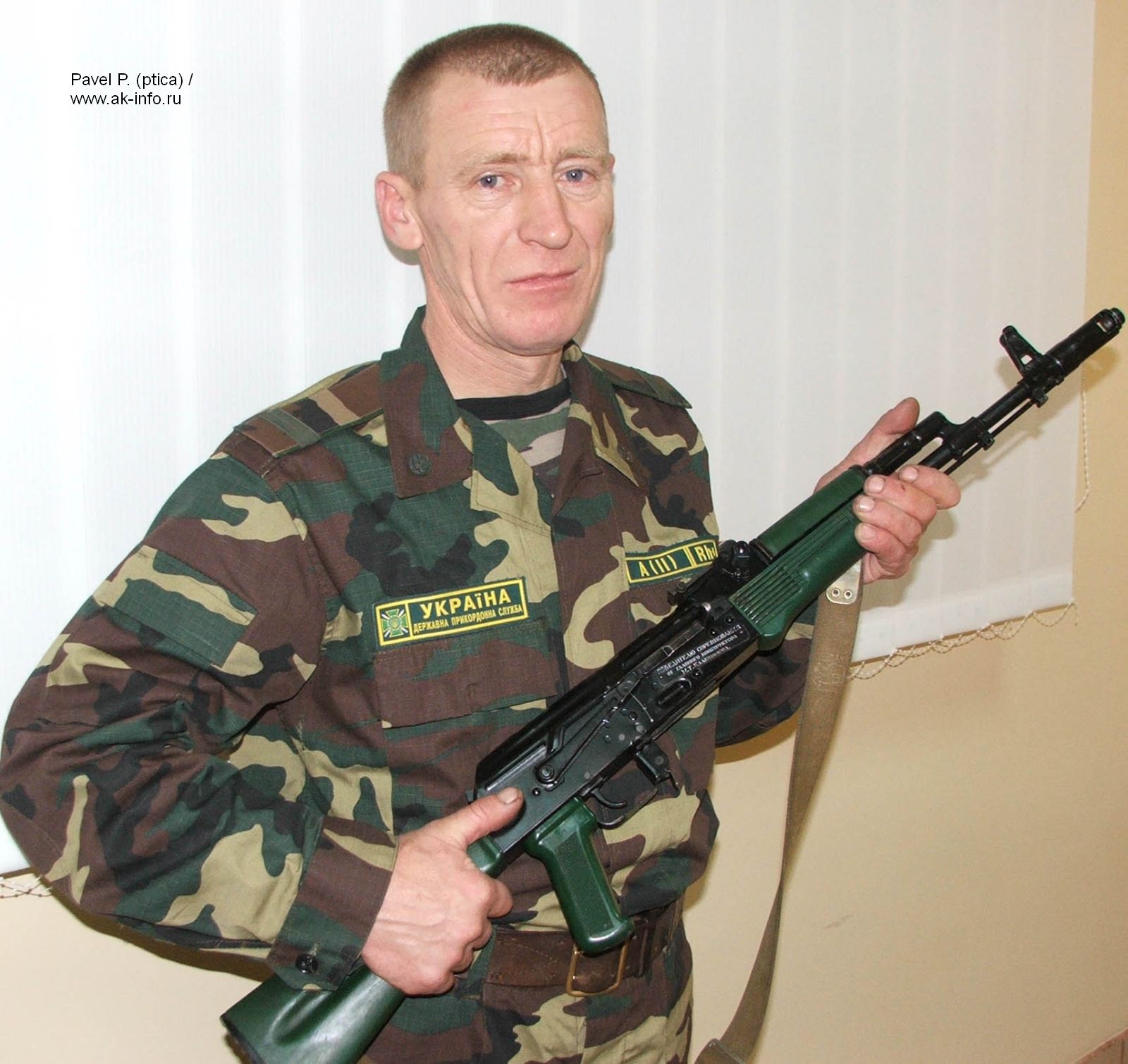 Наградной автомат АК74 для пограничников Наградной автомат АК74 для пограничников