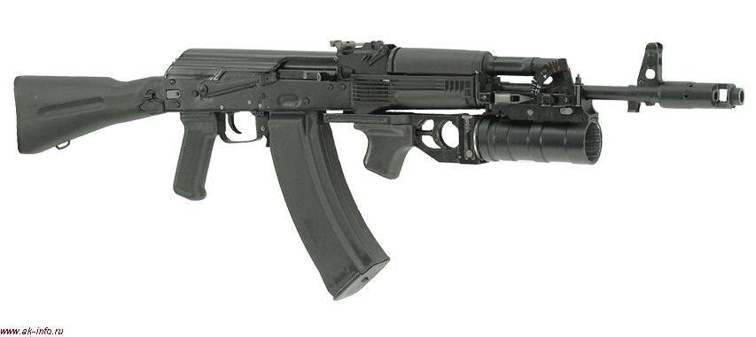 Общий вид АК74М+ГП-34